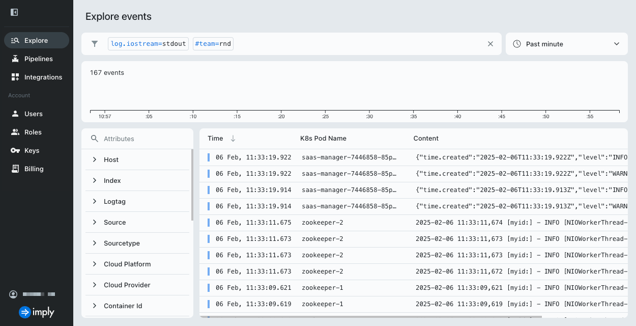 Example search